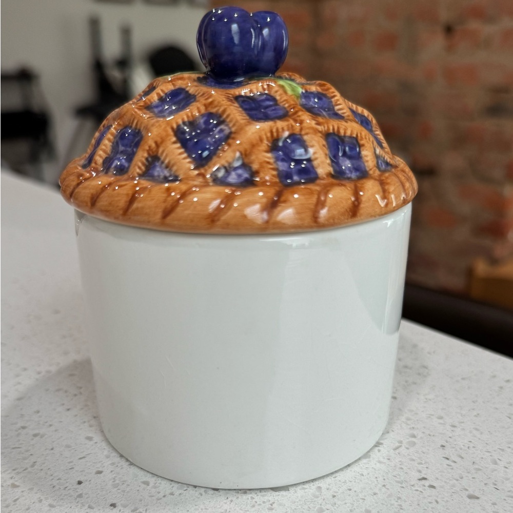 Vintage Blueberry Pie Jam Jar - Picture 3 of 8
